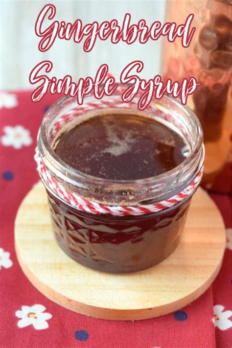 Gingerbread Simple Syrup Ricetta