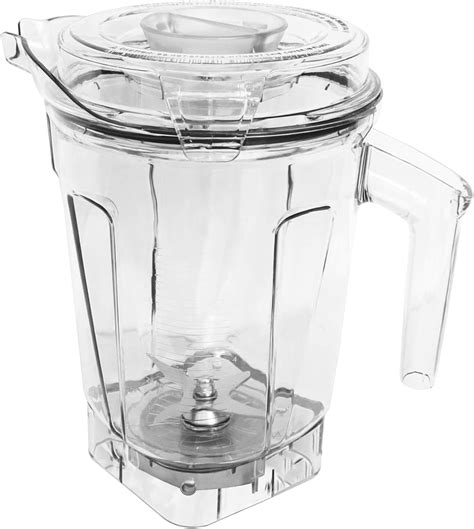 64 Oz Low Profile Container With Blade And Lid Fits For Vitamix Ascent Series Dry