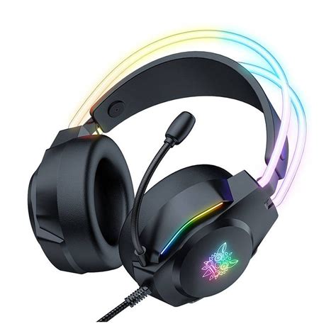 Headset Gamer Profissional Onikuma X26 RGB Preto Kase Distribuidora