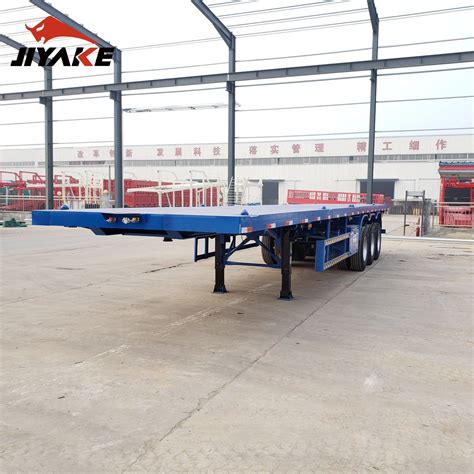 Good Quality 3 Axle 40FT Cargo Trailer Mobile Flatbed Container Trailer