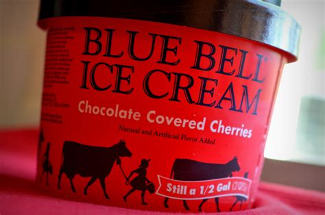 Food And Ice Cream Recipes REVIEW Blue Bell Chocolate Covered Cherries