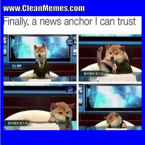 News Anchor – Clean Memes