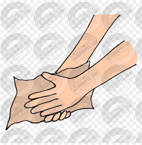 Clipart Hand In Paper