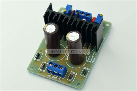 LM317 337 Dual Power Supply Adjustable Module 1 5 18V ACto2 25V DC