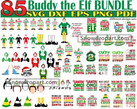 Buddy The Elf Svg Bundle Christmas Svg Xmas Svg Elf Svg