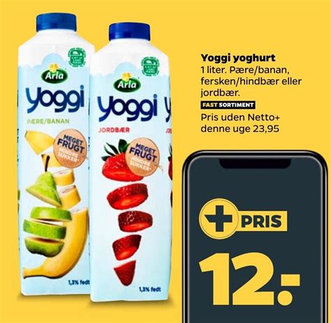 Yoggi Yoghurt Tilbud Hos Netto