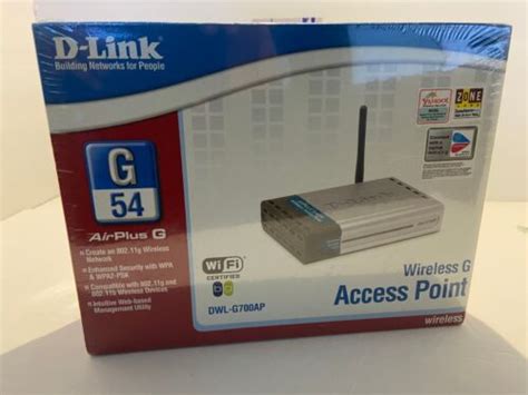 D Link Wireless G Access Point Router DWL G700AP EBay