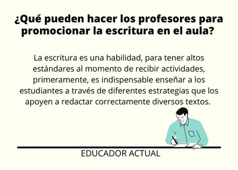 Estrategias Para Desarrollar La Escritura En El Aula Profesocial