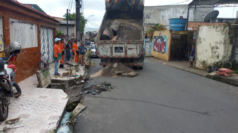 Prefeitura De Manaus Reforça Limpeza De Bueiros Para Diminuir Riscos De