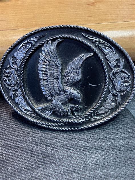 Siskiyou Buckle Co Usa Made Eagle Belt Buckle Gem