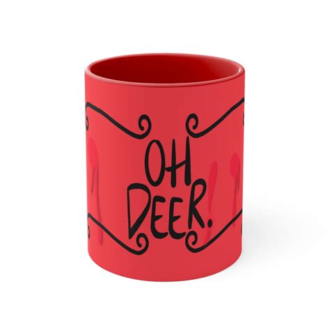 Oh Deer Alastor The Radio Demon Hazbin Hotel Accent Coffee Mug 11oz Etsy