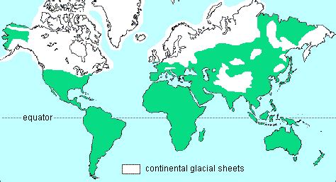 World Map During Ice Age - Map Of Western Hemisphere