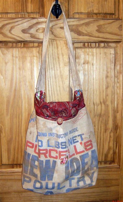 Items similar to Vintage Feed Sack Bag on Etsy