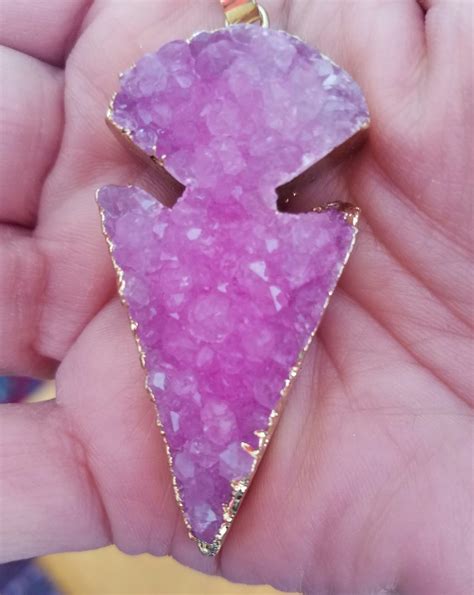 Druzy Pink Crystal Quartz Pendant Necklace Review - Bridgette Kolesar ...