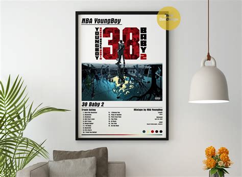 NBA YoungBoy 38 Baby 2 Album Cover Poster | Etsy