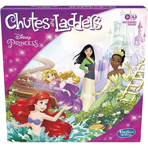 Hasbro Chutes And Ladders Disney Princess Edition Board Game Mind