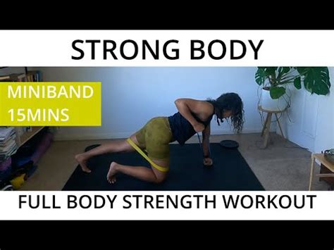 STRONG BODY Full Body Miniband Workout 15mins YouTube