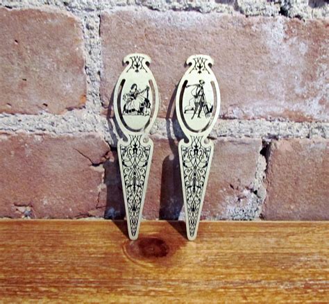 Antique Victorian Bookmarks Rare Collectible Pair Power Of One Designs