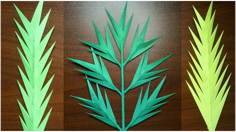 3 Easy Palm Leaves Diy Palm Sunday Crafts Youtube