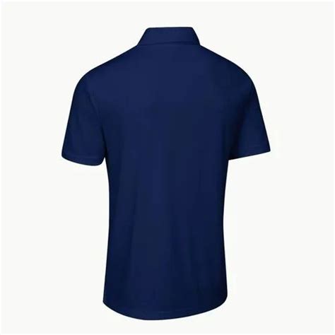 Solid Color 220 Gsm Pc Polo Collar T Shirt Half Sleeves Plain At Rs