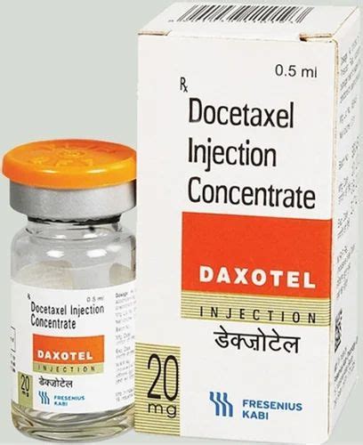 Daxotel Docetaxel Mg Injection Packaging Type Vial Packaging Size