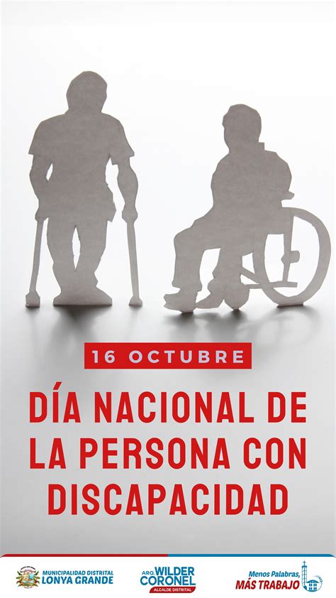 Día Nacional De La Persona Con Discapacidad Noticias Municipalidad Distrital De Lonya Grande