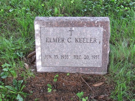 Elmer Clarence Keeler 1935 1957 Find A Grave Memorial