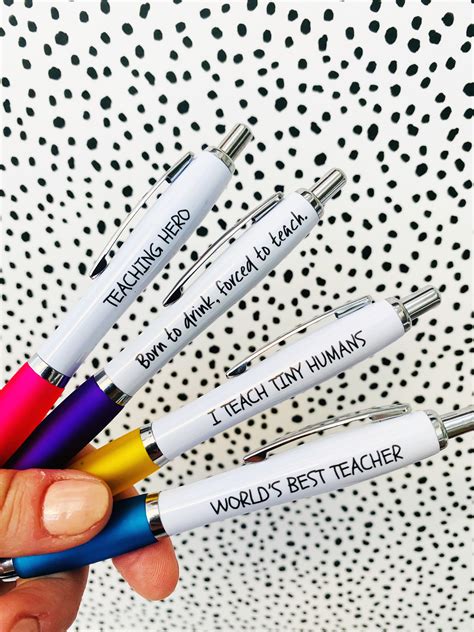 Teacher pens teacher stationery thanks teacher gifts | Etsy