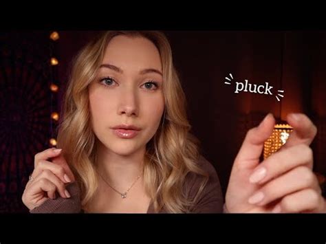 ASMR Removing Your Negative Energy Scratching Plucking Tongue Clicking