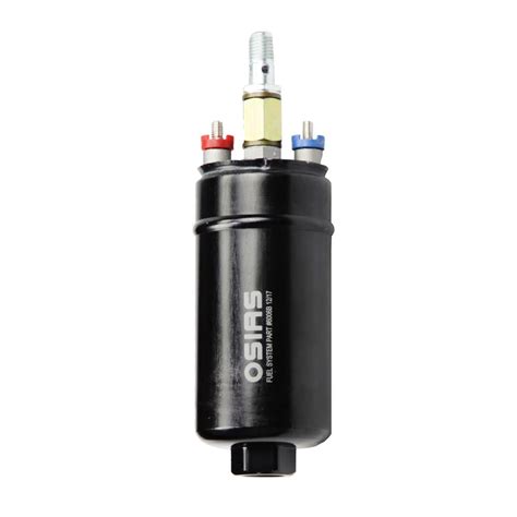 New 300lph Universal External Inline Fuel Pump Replacs For Bosch