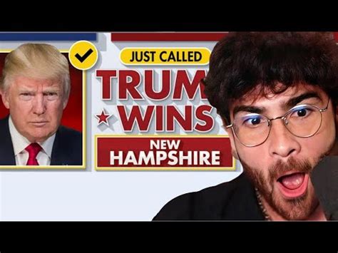 Trump Projected To Win New Hampshire Primary HasanAbi Reacts YouTube