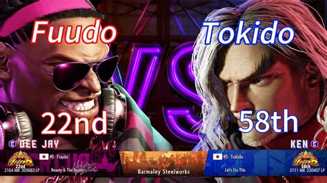 Sf6💥fuudo Dee Jay22nd Vs Tokido Ken58th💥street Fighter 6 Ranked