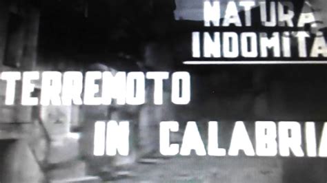 Isca Sullo Ionio Terremoto Maggio 1947 Di Lelio 1a Parte YouTube