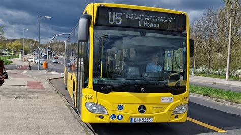 Bus Berlin Mitfahrt Im Kompletten U Sev Von S U Wuhletal Bis U