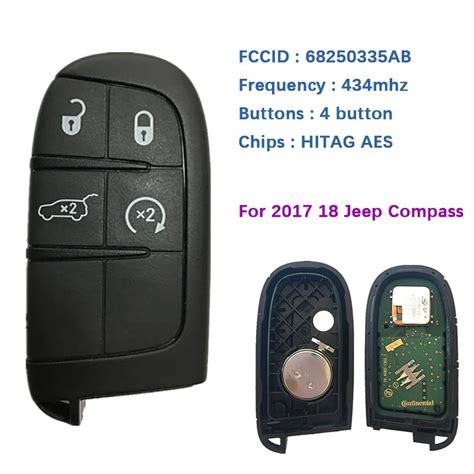 Cn Original Button Smart Car Key For Jeep Compass With