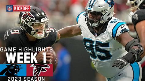 Carolina Panthers Vs Atlanta Falcons Game Highlights NFL 2023 Week 1