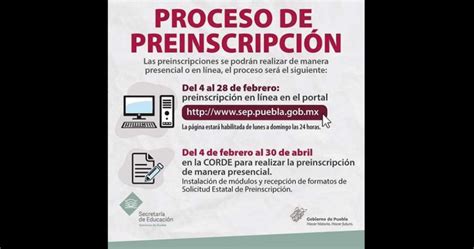 Presencial o en línea conoce el proceso de preinscripción de la SEP