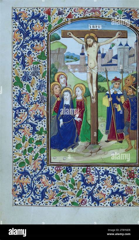 Livre D Heures Crucifixion Illumin Dans Le Style De Willem Vrelant