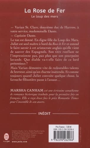 Le Loup Des Mers Tome La Rose De Fer Marsha Canham Livres