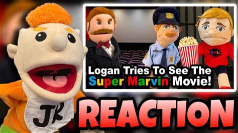 SML Movie Logan Tries To See The Super Marvin Movie Junior Reacts