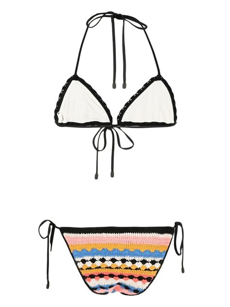 Zimmermann Tiggy Crochet Bikini Farfetch