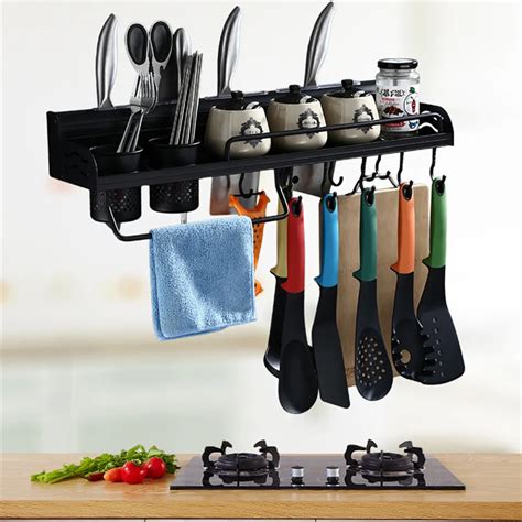 Aliexpress Buy Wall Mounted Kitchen Racks For Cooking Utensil