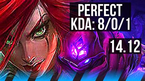 KATARINA Vs MALZAHAR MID 8 0 1 Legendary 800 Games EUW Master