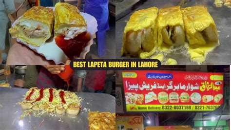 Chicken Double Anda Shami Burger Lapeta Burger Abdul Razzaq Burger