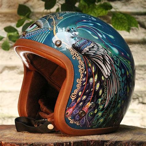 15 best Custom Airbrush 3/4 Open face Motorcycle Helmet images on ...