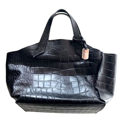 Furla Bags Gorgeous Furla Crocodile Embossed Leather Bag Poshmark