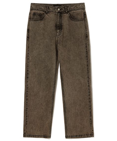 Overdyed Acid Denim Pant Brown Mahagrid