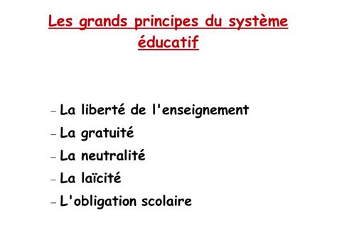 Presentation Generale Entre Le Systeme Educatif Francais Et Le