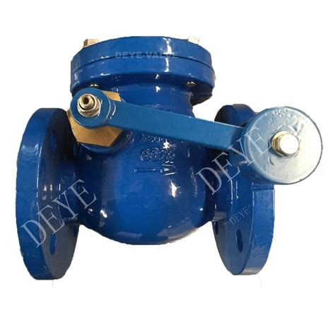 China Di Flanged Swing Check Valve With Lever Weight Cv W