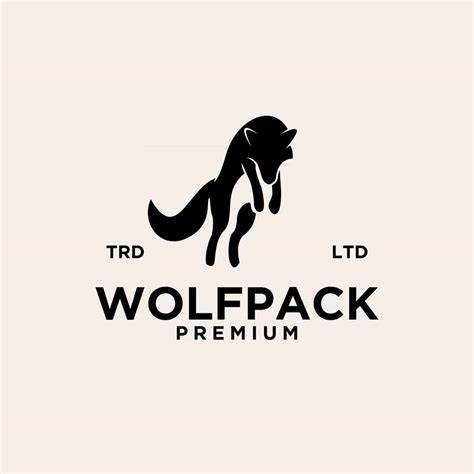 premium black wolf vector logo design 2978314 Vector Art at Vecteezy